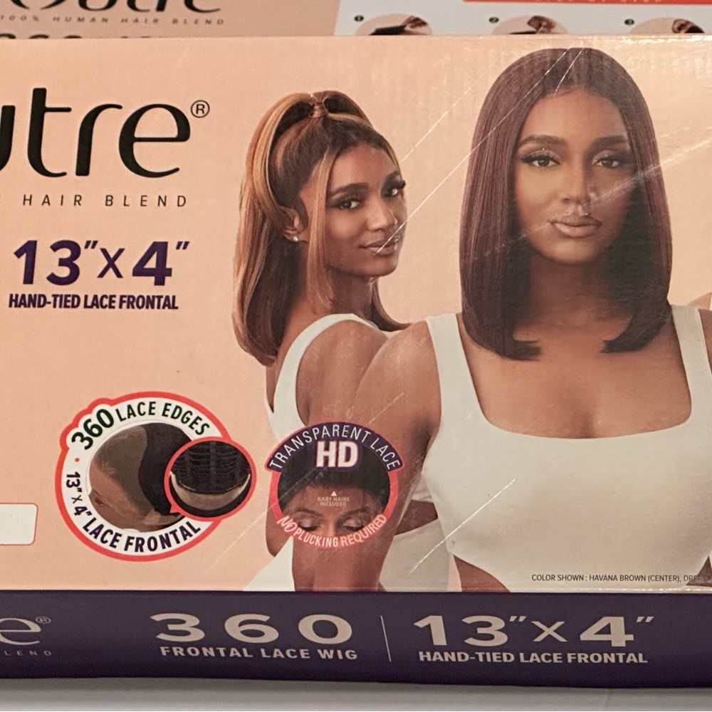 COPY - Outre Human Hair Blend Norvina Lace Frontal Wig - #2 Color